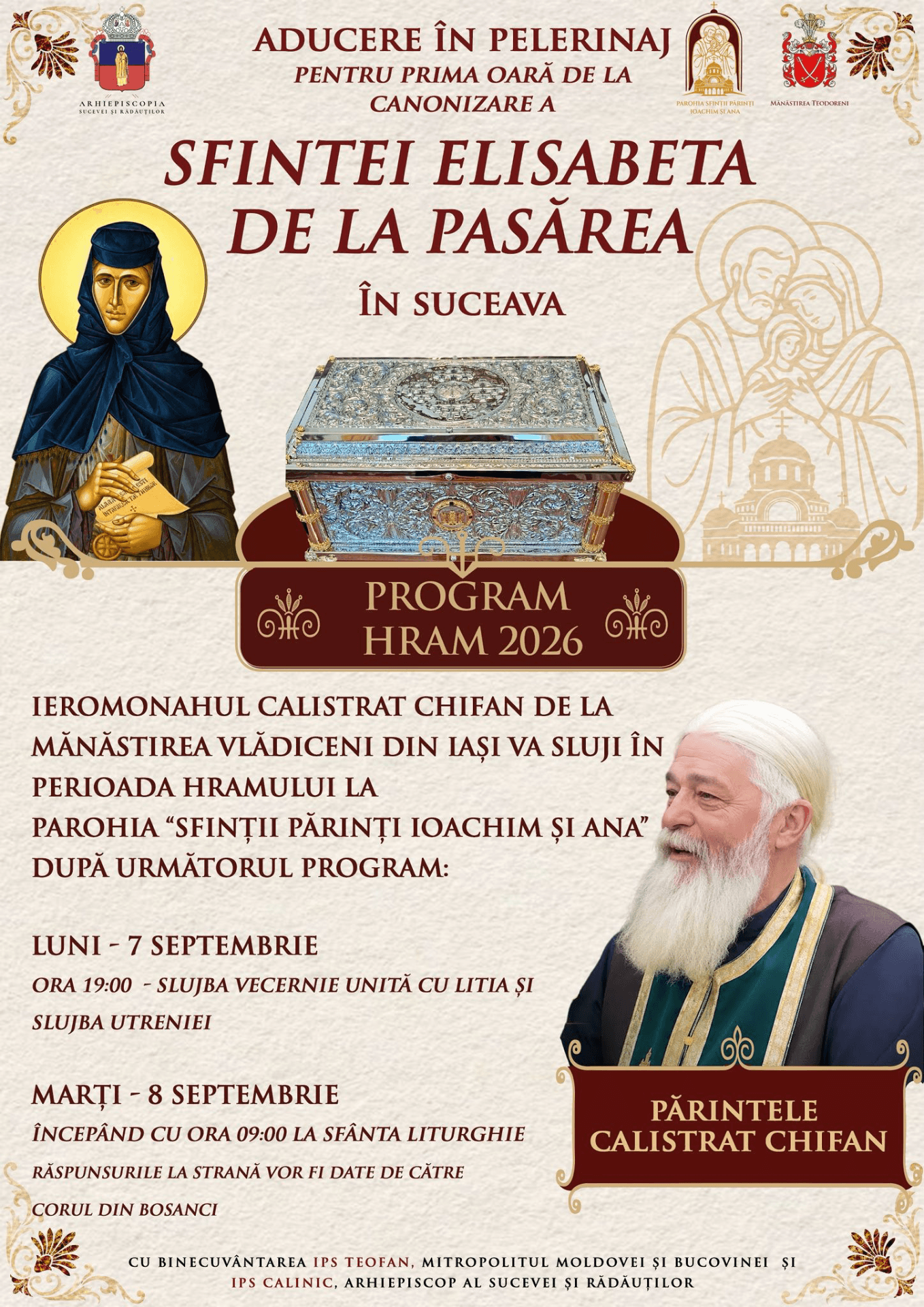Conferință Pr. Calistrat Chifan de la Mănăstirea Vlădiceni